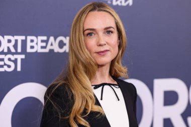 İrlandalı aktris Kerry Condon, 26. Newport Sahili Film Festivali Onur ve Variety 'nin 10 İzlenecek Oyuncusu' na 19 Ekim 2025 'te Newport Beach, Orange County, Kaliforniya, ABD' de düzenlenen Balboa Körfezi Tatil Köyü 'ne geldi..