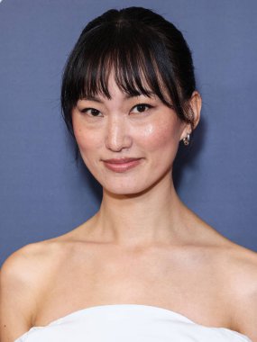 Japon aktris ve gazeteci Mari Yamamoto, 19 Ekim 2025 'te Newport Beach, Orange County, Kaliforniya, ABD' de düzenlenen 26. Yıllık Newport Sahili Film Festivali Onur ve Variety 'nin izlenecek 10 Oyuncusu' na geldi..