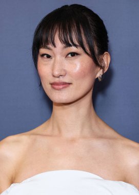 Japon aktris ve gazeteci Mari Yamamoto, 19 Ekim 2025 'te Newport Beach, Orange County, Kaliforniya, ABD' de düzenlenen 26. Yıllık Newport Sahili Film Festivali Onur ve Variety 'nin izlenecek 10 Oyuncusu' na geldi..