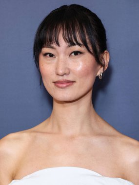 Japon aktris ve gazeteci Mari Yamamoto, 19 Ekim 2025 'te Newport Beach, Orange County, Kaliforniya, ABD' de düzenlenen 26. Yıllık Newport Sahili Film Festivali Onur ve Variety 'nin izlenecek 10 Oyuncusu' na geldi..