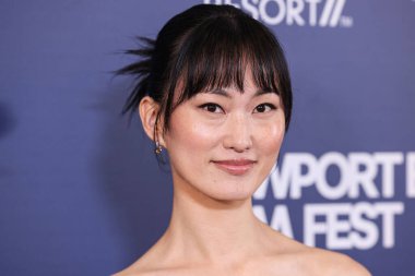 Japon aktris ve gazeteci Mari Yamamoto, 19 Ekim 2025 'te Newport Beach, Orange County, Kaliforniya, ABD' de düzenlenen 26. Yıllık Newport Sahili Film Festivali Onur ve Variety 'nin izlenecek 10 Oyuncusu' na geldi..