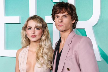 Amerikalı aktris, şarkıcı Mckenna Grace ve Amerikalı aktör, balet Mason Thames, Paramount Pictures 'ın 20 Ekim 2025' te Paramount Stüdyoları 'ndaki Paramount Theatre' da düzenlenen Los Angeles Premiere Of Paramount Pictures 'a geldiler..