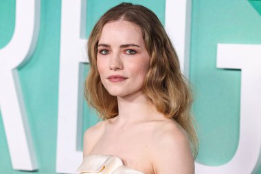 Heirlome giyen Amerikalı aktris Willa Fitzgerald, Paramount Pictures 'ın 20 Ekim 2025' te Paramount Stüdyoları 'ndaki Paramount Theatre' daki Los Angeles Premiere Of Paramount Pictures 'a geldi..