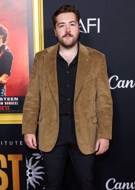 Michael Gandolfini, Canva tarafından sunulan 2025 AFI (Amerikan Film Enstitüsü) Festivali 'ne geldi - 20th Century Studios' Springsteen 'in açılış gecesi galası: Beni Hiçbir Yer' deki TCL Çin Tiyatrosu IMAX 'ta 22 Ekim 2025' de gerçekleştirildi.