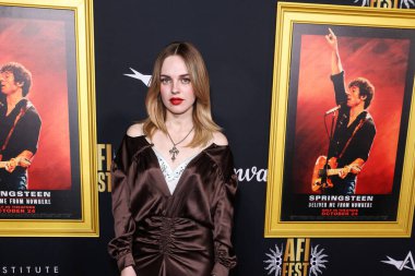 Odessa Young, Canva tarafından sunulan 2025 AFI (Amerikan Film Enstitüsü) Festivali 'ne geldi - 20. Yüzyıl Stüdyoları' nın Springsteen 'in açılış gecesi galası: TCL Çin Tiyatrosu IMAX' ta 22 Ekim 2025 'de düzenlenen 