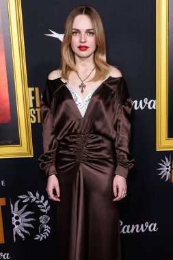 Odessa Young, Canva tarafından sunulan 2025 AFI (Amerikan Film Enstitüsü) Festivali 'ne geldi - 20. Yüzyıl Stüdyoları' nın Springsteen 'in açılış gecesi galası: TCL Çin Tiyatrosu IMAX' ta 22 Ekim 2025 'de düzenlenen 