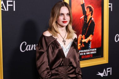 Odessa Young, Canva tarafından sunulan 2025 AFI (Amerikan Film Enstitüsü) Festivali 'ne geldi - 20. Yüzyıl Stüdyoları' nın Springsteen 'in açılış gecesi galası: TCL Çin Tiyatrosu IMAX' ta 22 Ekim 2025 'de düzenlenen 