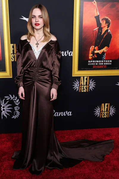 Odessa Young, Canva tarafından sunulan 2025 AFI (Amerikan Film Enstitüsü) Festivali 'ne geldi - 20. Yüzyıl Stüdyoları' nın Springsteen 'in açılış gecesi galası: TCL Çin Tiyatrosu IMAX' ta 22 Ekim 2025 'de düzenlenen 