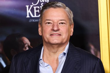 Netflix 'in Amerikalı işletme yöneticisi ve CEO' su Ted Sarandos, 23 Ekim 2025 'te Hollywood, Los Angeles' taki TCL Çin Tiyatrosu IMAX 'te düzenlenen Canva tarafından sunulan 2025 AFI (Amerikan Film Enstitüsü) festivaline geldi.   