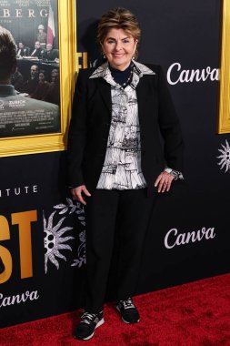 Amerikalı avukat Gloria Allred, Canva tarafından sunulan 2025 AFI (Amerikan Film Enstitüsü) Festivali 'ne 24 Ekim 2025' te Hollywood, Los Angeles, Kaliforniya 'daki TCL Çin Tiyatrosu IMAX' ta düzenlenen Sony Pictures Classics 'Nuremberg' in galasına geldi.