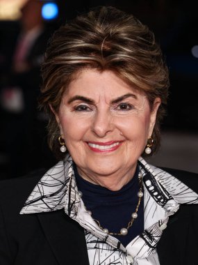 Amerikalı avukat Gloria Allred, Canva tarafından sunulan 2025 AFI (Amerikan Film Enstitüsü) Festivali 'ne 24 Ekim 2025' te Hollywood, Los Angeles, Kaliforniya 'daki TCL Çin Tiyatrosu IMAX' ta düzenlenen Sony Pictures Classics 'Nuremberg' in galasına geldi.