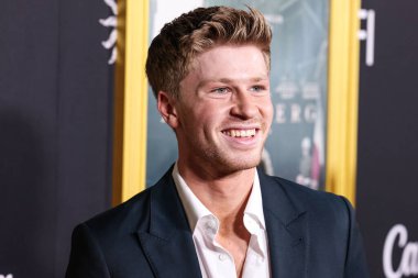 Avustralyalı vahşi yaşam fotoğrafçısı, çevreci, TV sunucusu, aktör Robert Irwin, Canva tarafından sunulan 2025 AFI Festivali 'ne geldi - Sony Pictures Classics' Nuremberg 'in galası 24 Ekim 2025' de Hollywood, Los Angeles 'taki TCL Çin Tiyatrosu IMAX' te yapıldı.