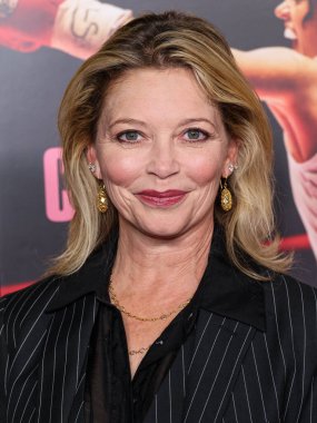 Amanda Detmer, 25 Ekim 2025 'te Hollywood, Los Angeles, Kaliforniya, ABD' de düzenlenen TCL Çin Tiyatrosu IMAX 'te düzenlenen 2025 AFI (Amerikan Film Enstitüsü) Festivali' ne Canva Sunar - Black Bear 'ın Christy' sinin galası.