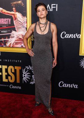 Amerikalı aktris Katy M. O 'Brian, 25 Ekim 2025' te Hollywood, Los Angeles, Kaliforniya, ABD 'deki TCL Çin Tiyatrosu IMAX' ta düzenlenen Canva - Black Bear 'ın' Christy 'adlı filminin galasını sunan 2025 AFI (Amerikan Film Enstitüsü) festivaline geldi.