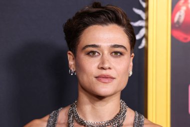 Amerikalı aktris Katy M. O 'Brian, 25 Ekim 2025' te Hollywood, Los Angeles, Kaliforniya, ABD 'deki TCL Çin Tiyatrosu IMAX' ta düzenlenen Canva - Black Bear 'ın' Christy 'adlı filminin galasını sunan 2025 AFI (Amerikan Film Enstitüsü) festivaline geldi.