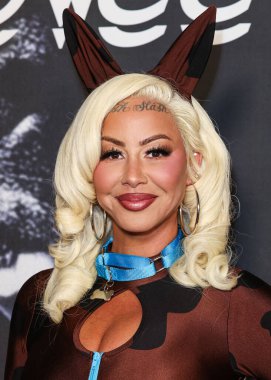 Amerikalı model ve TV kişisi Amber Rose, 25 Ekim 2025 'te ABD' nin Kaliforniya eyaletinin Los Angeles kentinde düzenlenen 6.. 