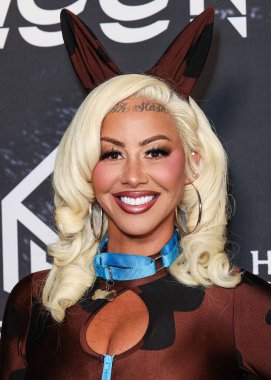 Amerikalı model ve TV kişisi Amber Rose, 25 Ekim 2025 'te ABD' nin Kaliforniya eyaletinin Los Angeles kentinde düzenlenen 6.. 