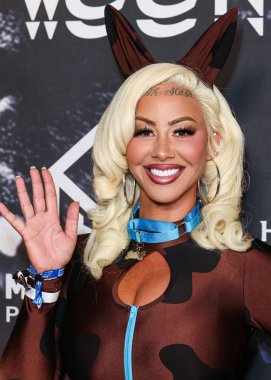Amerikalı model ve TV kişisi Amber Rose, 25 Ekim 2025 'te ABD' nin Kaliforniya eyaletinin Los Angeles kentinde düzenlenen 6.. 