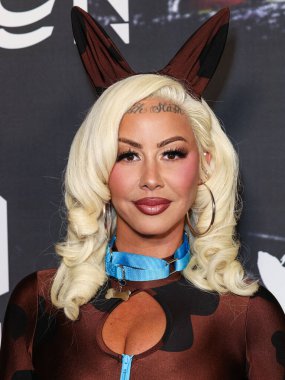 Amerikalı model ve televizyon karakteri Amber Rose, 25 Ekim 2025 'te ABD' nin Kaliforniya eyaletinin Los Angeles şehrinde düzenlenen 6. (Fotoğraf: Xavier Collin / Image Press Agency)