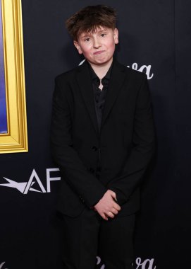 Hudson Hensley, 26 Ekim 2025 'te Hollywood, Los Angeles, Kaliforniya' da bulunan TCL Çin Tiyatrosu IMAX 'te düzenlenen Odak Özelliklerinin' Song Sung Blue 'galasının kapanış gecesi olan Canva tarafından sunulan 2025 AFI (Amerikan Film Enstitüsü) festivaline geldi.