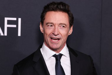 Avustralyalı aktör, şarkıcı ve yapımcı Hugh Jackman, 26 Ekim 2025 'te TCL Çin Tiyatrosu IMAX' te düzenlenen Canva tarafından sunulan 2025 AFI (Amerikan Film Enstitüsü) Fest 'e geldi. 