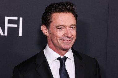 Avustralyalı aktör, şarkıcı ve yapımcı Hugh Jackman, 26 Ekim 2025 'te TCL Çin Tiyatrosu IMAX' te düzenlenen Canva tarafından sunulan 2025 AFI (Amerikan Film Enstitüsü) Fest 'e geldi. 