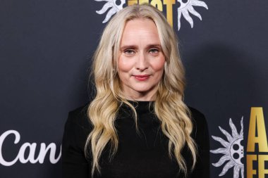 Norveçli film yapımcısı ve aktris Mona Fastvold, Canva tarafından sunulan 2025 AFI (Amerikan Film Enstitüsü) Festivali 'ne 26 Ekim 2025' te TCL Çin 6 Tiyatrosu 'nda gerçekleştirilen 