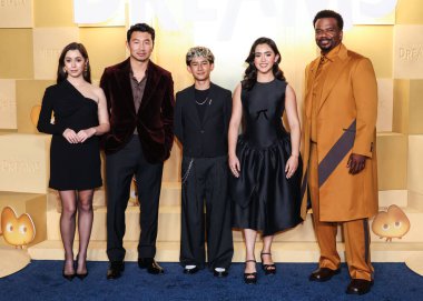 Cristin Milioti, Simu Liu, Elias Janssen, Jolie Hoang-Rappaport ve Craig Robinson Netflix 'in 28 Ekim 2025' te Hollywood 'da düzenlenen 