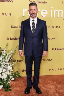 Amerikalı komedyen ve televizyon sunucusu Jimmy Kimmel, Selena Gomez 'in 29 Ekim 2025' te Batı Nya stüdyolarında düzenlediği 3. Yıllık Ender Etki Fonu Yardım 2025 'e geldi..