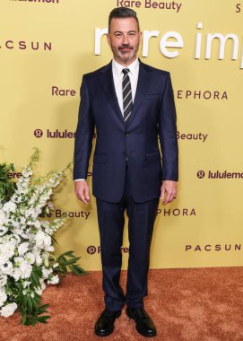 Amerikalı komedyen ve televizyon sunucusu Jimmy Kimmel, Selena Gomez 'in 29 Ekim 2025' te Batı Nya stüdyolarında düzenlediği 3. Yıllık Ender Etki Fonu Yardım 2025 'e geldi..