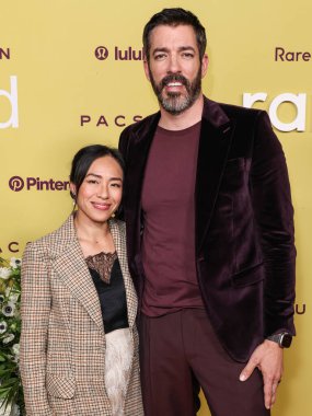 Linda Phan ve Drew Scott, 29 Ekim 2025 'te Hollywood, Los Angeles, Kaliforniya, ABD' de Nya Gomez stüdyolarında düzenlenen Selena Gomez 'in ev sahipliğinde düzenlenen 3..   