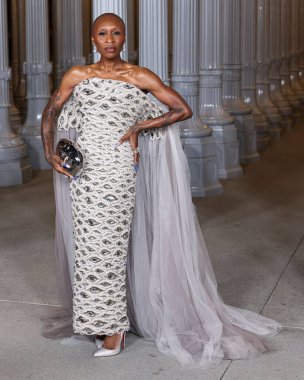 Cynthia Erivo, 1 Kasım 2025 'te Los Angeles County Museum Row, Miracle Mile, Los Angeles, Kaliforniya, ABD' de bulunan Gucci tarafından sunulan 14. Geleneksel LACMA (Los Angeles İlçe Sanat Müzesi) Sanat + Film Galası 2025 'e geldi..
