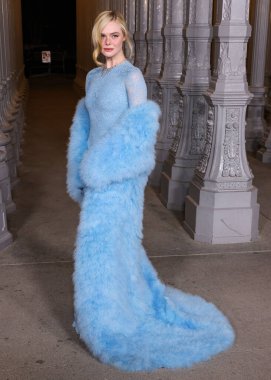 Gucci 'yi giyen Elle Fanning, 1 Kasım 2025' te Los Angeles İlçe Sanat Müzesi 'nde düzenlenen 14. Geleneksel LACMA Sanat + Film Galası 2025' e geliyor..