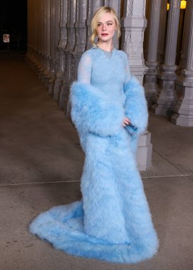 Gucci 'yi giyen Elle Fanning, 1 Kasım 2025' te Los Angeles İlçe Sanat Müzesi 'nde düzenlenen 14. Geleneksel LACMA Sanat + Film Galası 2025' e geliyor..
