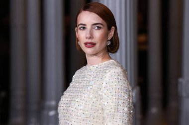 Emma Roberts, Los Angeles İlçe Sanat Müzesi (Los Angeles İlçe Sanat Müzesi) Sanat + Film Galası 2025 'e 1 Kasım 2025' te Los Angeles İlçe Sanat Müzesi 'nde gerçekleştirildi.