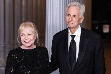 Michelle Phillips, 1 Kasım 2025 tarihinde Los Angeles County Museum Row, Miracle Mile, Los Angeles, Kaliforniya, ABD 'de bulunan Gucci tarafından sunulan 14. Geleneksel LACMA (Los Angeles İlçe Sanat Müzesi) Sanat + Film Galası 2025' e geldi.