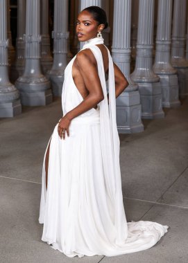 Tarikat Gaia ve Echo Maria mücevherleri takan Ryan Destiny, 1 Kasım 2025 'te Los Angeles County Museum of Art' da düzenlenen 14. LACMA Sanat + Film Galası 2025 'e ulaştı.