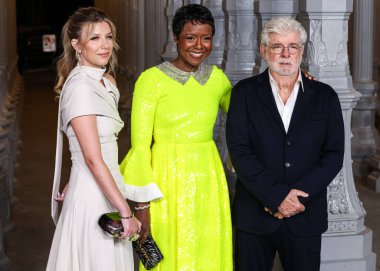 Stephanie Bongiovi, Mellody Hobson ve George Lucas, Gucci 'nin 1 Kasım 2025' te Los Angeles Sanat Müzesi 'nde gerçekleştirdiği 14. Geleneksel LACMA Sanat ve Film Galası 2025' e geldiler.