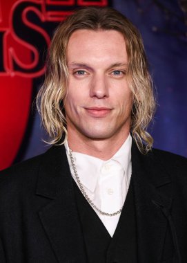 İngiliz aktör ve şarkıcı Jamie Campbell Bower Netflix FYSEE: The Fall Edit - 'Stranger Things' Sezon 5 FYC (Düşünceleriniz İçin) etkinliği 8 Kasım 2025 tarihinde Hollywood, Los Angeles, Kaliforniya 'da Netflix Tudum Theater' da gerçekleştirildi.