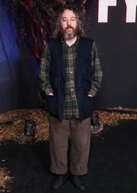 Müzik bestecisi Kyle Dixon, Netflix FYSEE: The Fall Edit - 'Stranger Things' 5. Sezon FYC (Düşünceleriniz İçin) Netflix Tudum Tiyatrosu 'nda 8 Kasım 2025 tarihinde Hollywood, Los Angeles, Kaliforniya, ABD' de düzenlenen etkinliğe geldi.. 