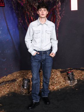 Kanadalı-Amerikalı aktör ve girişimci Noah Schnapp Netflix FYSEE: The Fall Edit - 'Yabancı Şeyler' Sezon 5 FYC (Düşünceleriniz İçin) 8 Kasım 2025 'de Hollywood, Los Angeles' ta Netflix Tudum Tiyatrosu 'nda düzenlenen etkinliğe katıldı.