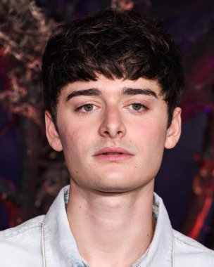 Kanadalı-Amerikalı aktör ve girişimci Noah Schnapp Netflix FYSEE: The Fall Edit - 'Yabancı Şeyler' Sezon 5 FYC (Düşünceleriniz İçin) 8 Kasım 2025 'de Hollywood, Los Angeles' ta Netflix Tudum Tiyatrosu 'nda düzenlenen etkinliğe katıldı.