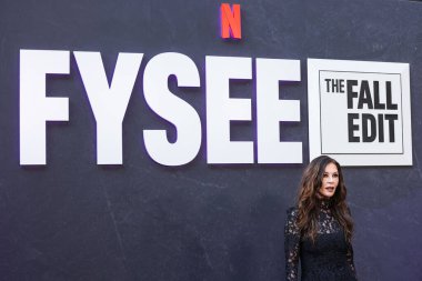 Galli aktris Catherine Zeta-Jones Netflix FYSEE: The Fall Edit - 'Çarşamba' Sezon 2 FYC (Düşünceleriniz İçin) Netflix Tudum Tiyatrosu 'nda 9 Kasım 2025' te Hollywood, Los Angeles, Kaliforniya, ABD 'de düzenlenen etkinliğe geldi.. 