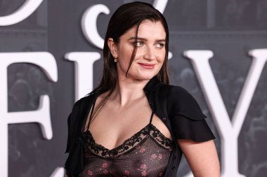 İrlandalı aktris Eve Hewson, Netflix 'in' Jay Kelly 'nin Los Angeles galasına 11 Kasım 2025' te Hollywood 'da Hollywood, Los Angeles, Kaliforniya' da düzenlenen.      