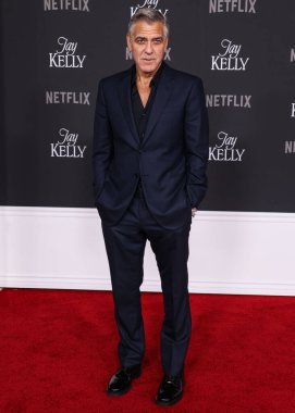 Amerikalı aktör, film yapımcısı, aktivist ve insancıl George Clooney, Netflix 'in 11 Kasım 2025' te Hollywood Mısırlı Tiyatrosu 'nda düzenlenen' Jay Kelly 'nin Los Angeles Premiere' ine geldi..  