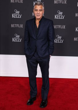 Amerikalı aktör, film yapımcısı, aktivist ve insancıl George Clooney, Netflix 'in 11 Kasım 2025' te Hollywood Mısırlı Tiyatrosu 'nda düzenlenen' Jay Kelly 'nin Los Angeles Premiere' ine geldi..  