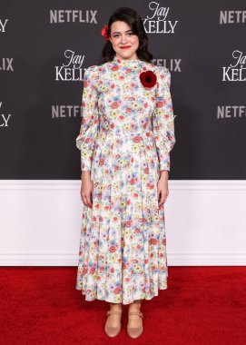 Amerikalı aktris Grace Edwards, Netflix 'in 11 Kasım 2025' te Hollywood 'da düzenlenen' Jay Kelly 'nin Los Angeles Premiere' ine geldi..  