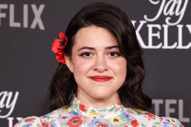 Amerikalı aktris Grace Edwards, Netflix 'in 11 Kasım 2025' te Hollywood 'da düzenlenen' Jay Kelly 'nin Los Angeles Premiere' ine geldi..  