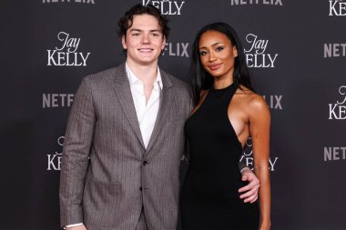 Amerikalı aktör Patrick Wilson ve Sade Muhammed, 11 Kasım 2025 'te Hollywood' da Hollywood, Los Angeles, Kaliforniya, ABD 'de düzenlenen Netflix' in 'Jay Kelly' adlı filminin Los Angeles galasına geldiler.. 