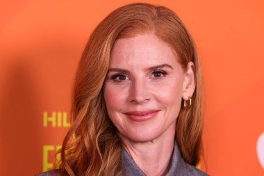 Amerikalı aktris Sarah Rafferty, 15 Kasım 2025 'te ABD' nin Kaliforniya eyaletinin Los Angeles şehrinde Rolling Green DTLA 'de düzenlenen 